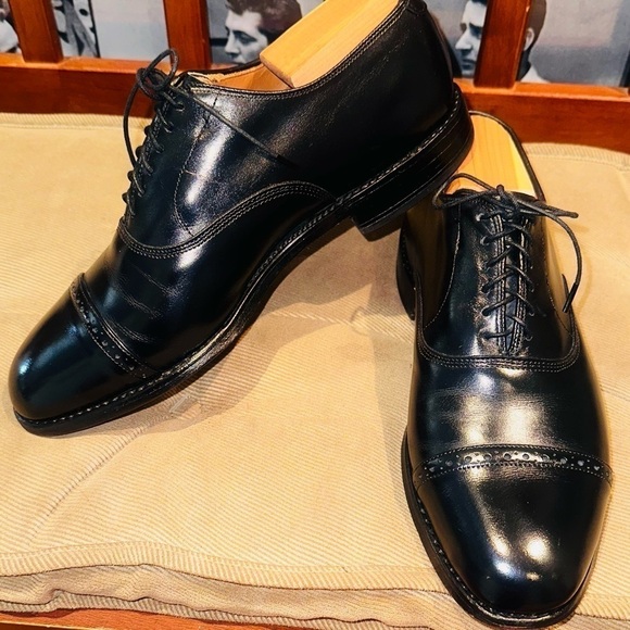 Allen Edmonds Other - Allen Edmonds Byron Black Cap Toe Oxfords.